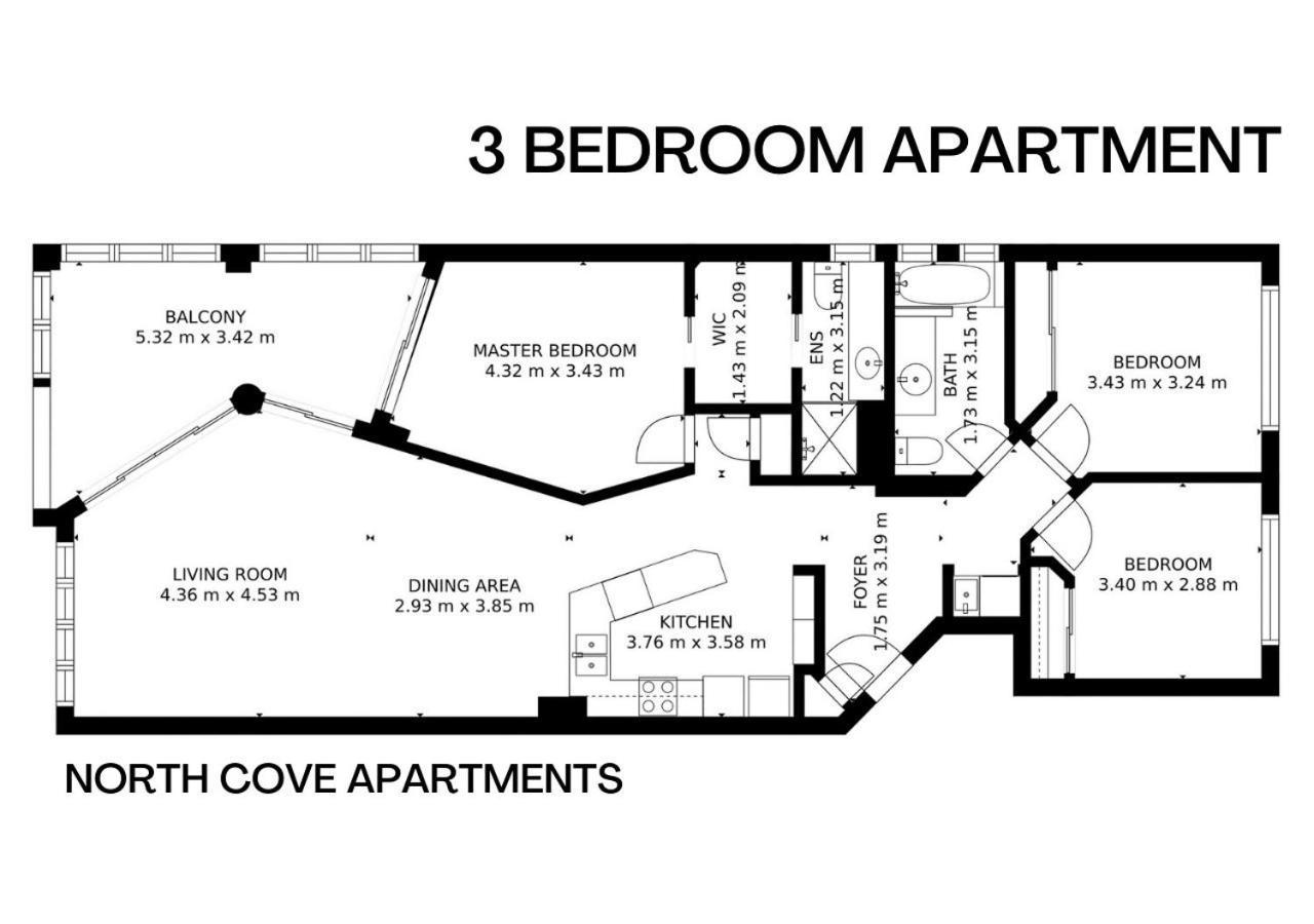 North Cove Waterfront Suites Кернс Стая снимка